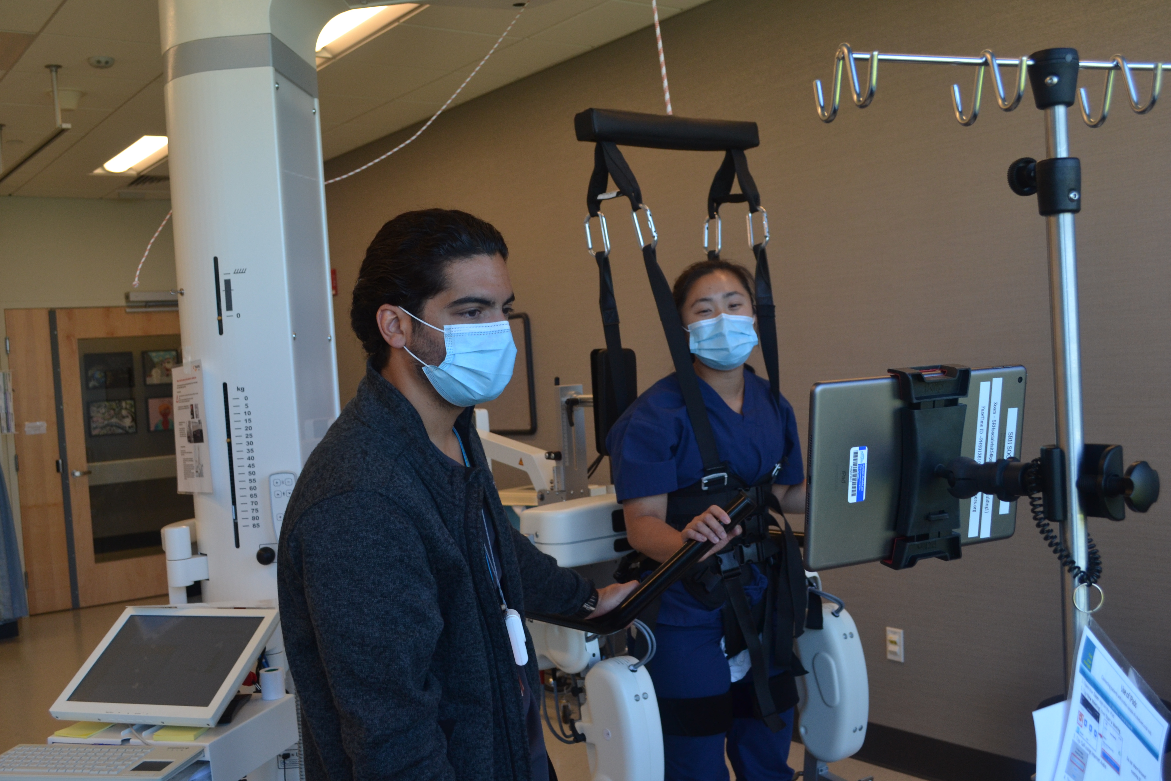 image of students and Charlestown staff